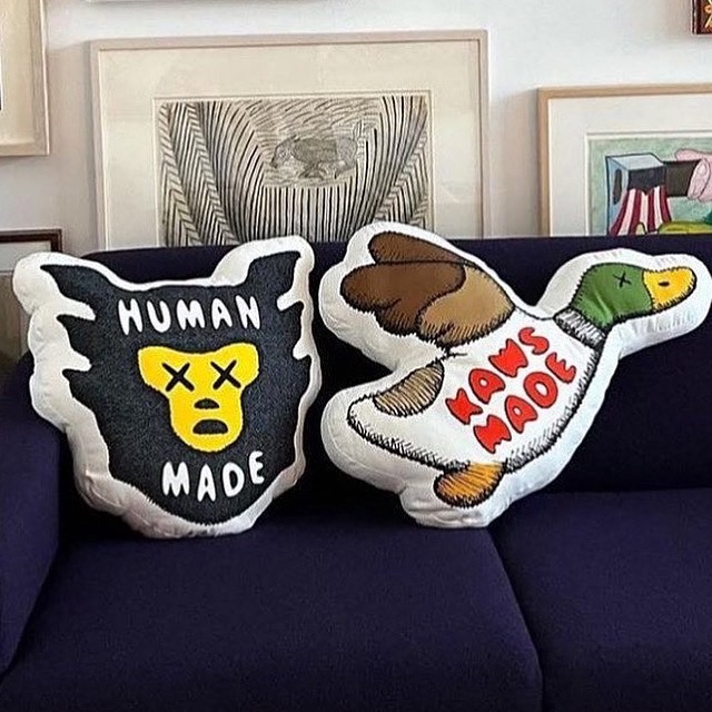 HUMAN MADE CUSHION KAWS #2