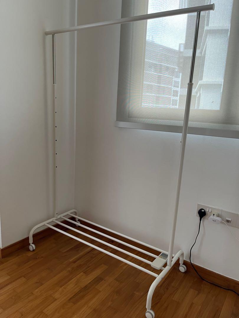 IKEA Clothes rack RIGGA, Furniture & Home Living, Home Improvement