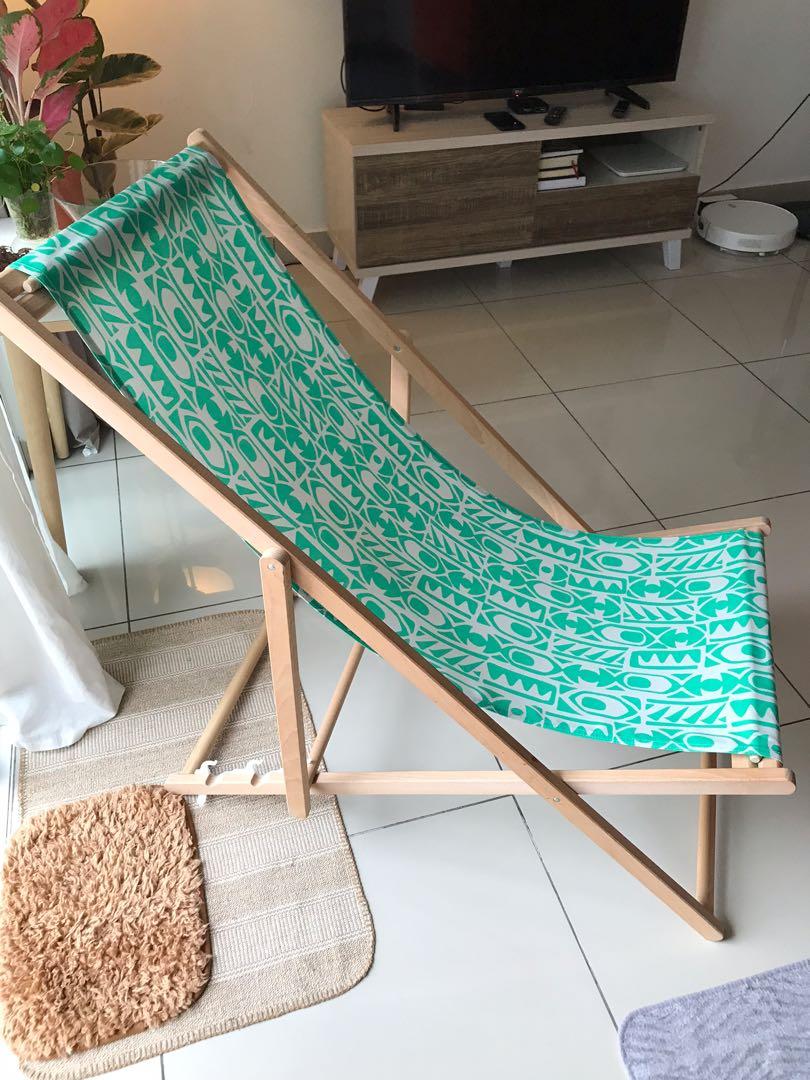 Ikea MYSINGSO Beach Chair Lazy Chair Furniture Home Living