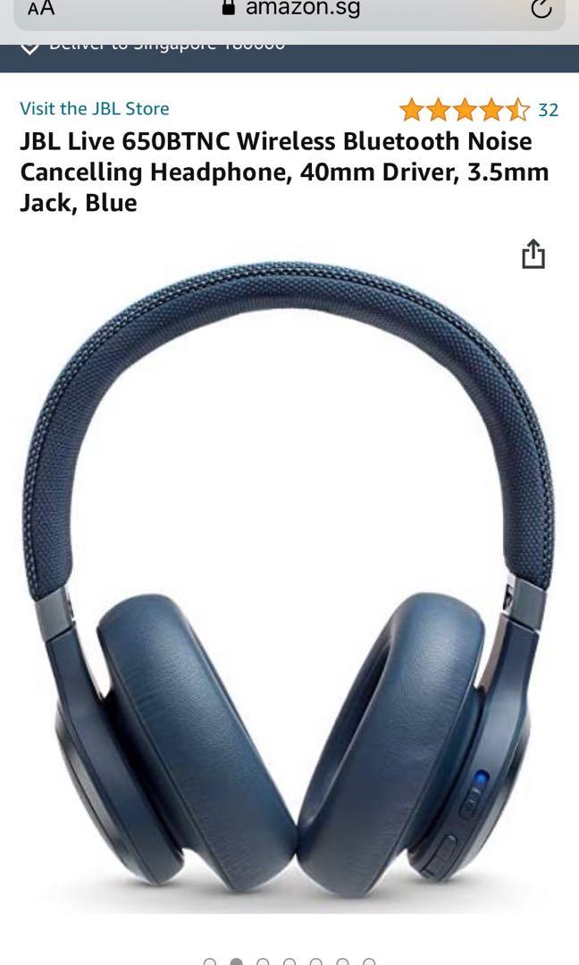 J BL Live 650BTNC Wireless Bluetooth Noise Cancelling Headphone, Audio,  Headphones \u0026 Headsets on Carousell