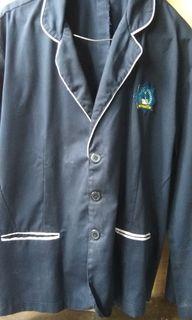 jas lab sekolah warna navy