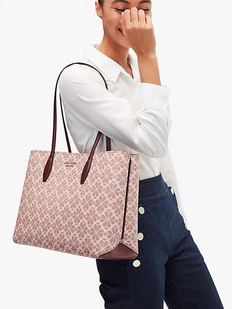 NEW! KATE SPADE SIGNATURE SPADE HARMONY NEVERFULL SHOPPER TOTE BAG PURSE  $328 SALE, Women's Fashion, Bags & Wallets, Purses & Pouches on Carousell