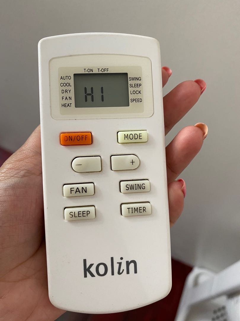 Kolin Aircon Remote Control Replacement Kolin Split type Aircon remote, TV & Home Appliances, Air Conditioning