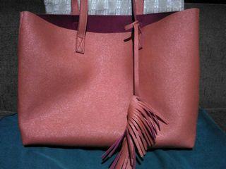 X'MAS SALE •KOREAN TOTE ` BAG ` ORANGE • NETTPRICE