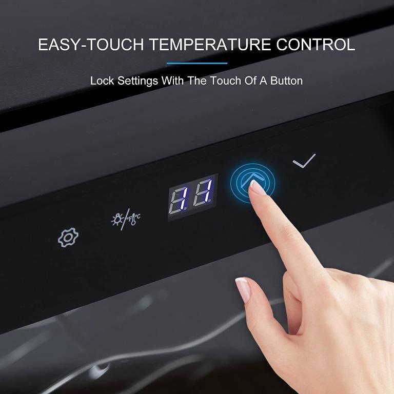 KUPPET BCW48A 16 Bottles Thermoelectric Freestanding Wine Cooler