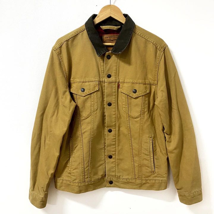 Levi's x justin timberlake lined trucker jacket dijon new arrivals canvas