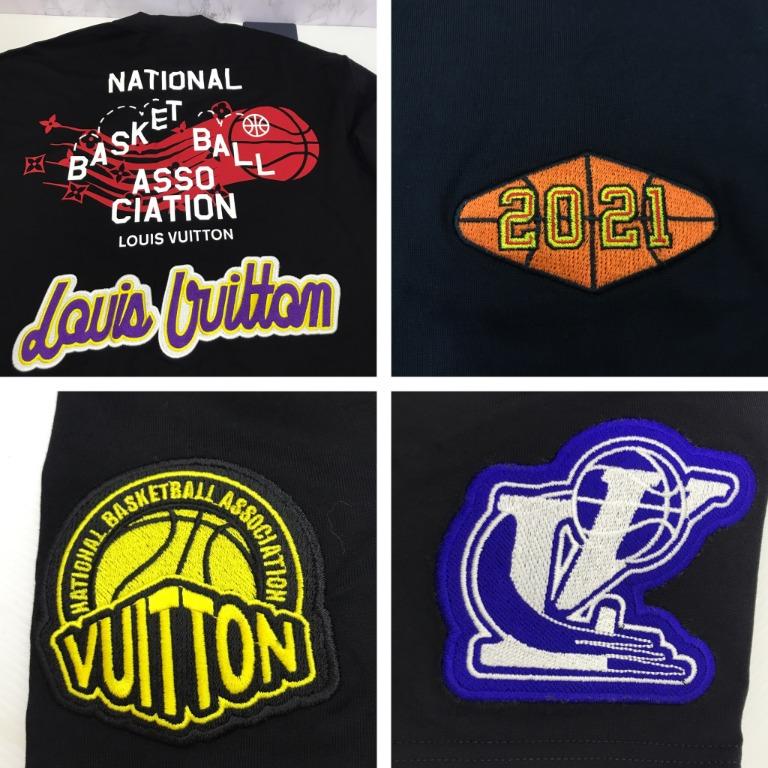 LV x NBA Lvxnba Multi Logo Print T shirt 1A9XEG