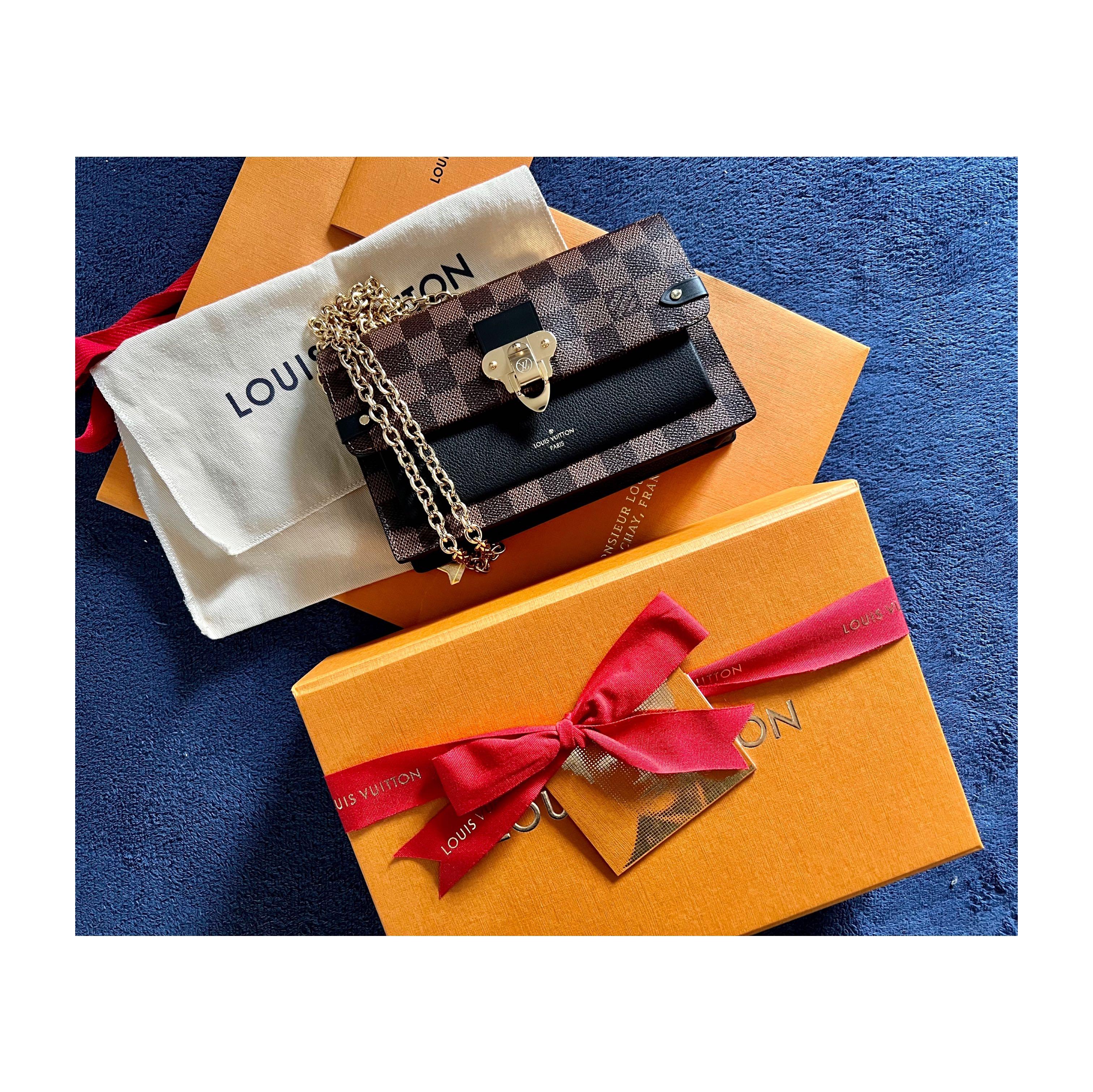 Lv vavin wallet on chain, Luxury, Bags & Wallets on Carousell