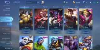 Mobile Legends Account (coll and legend)
