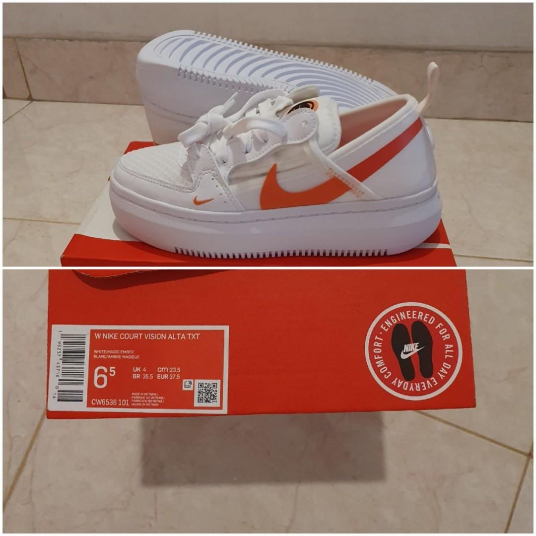 Nike Court Vision Alta TXT Fesyen Wanita Sepatu di Carousell