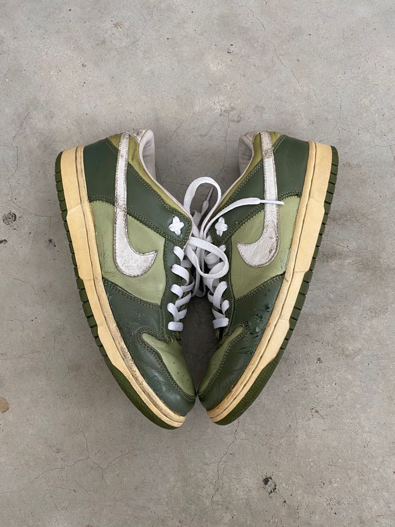 nike dunk palm green