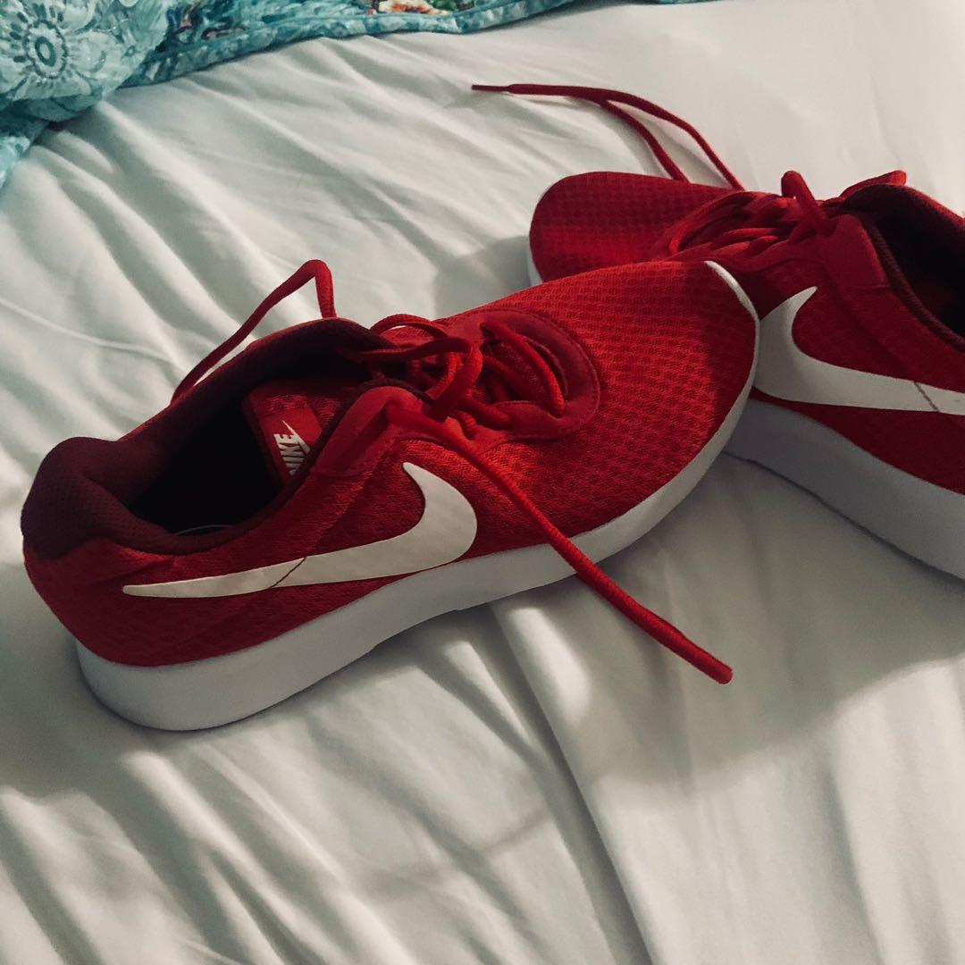 Red nike clearance shoes on sale