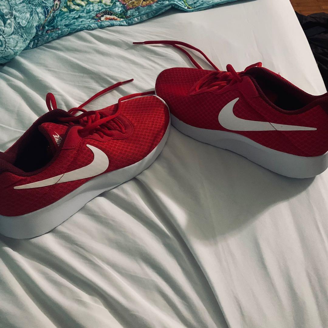 Red nike clearance shoes on sale