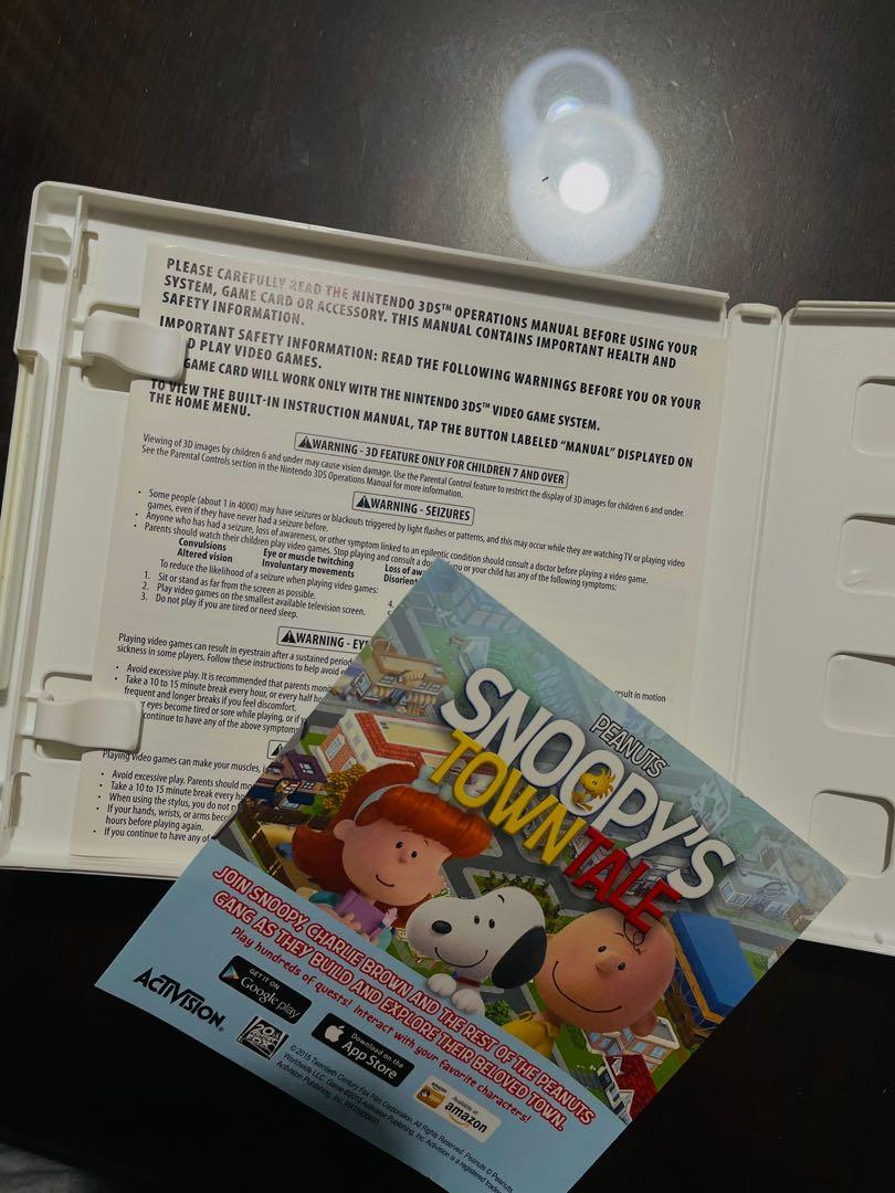 Nintendo DS game (Snoopy Grand Adventure) (Category: Nintendo) located in Marikina City. Submitted by taurusfurnishes (Listing ID 1132191049, Image 2). Description: 👾 complete with manual 👾 with case 👾 price is super cheap for an almost new DS game .