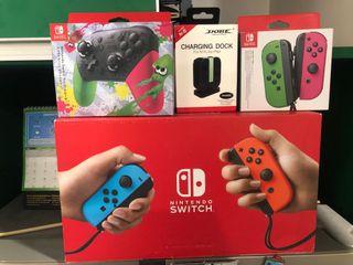Nintendo Switch V2 full set
