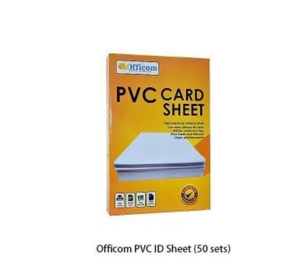 PVC ID Card Sheet A4 Printable Card Sheet Free Size for Bagtag
