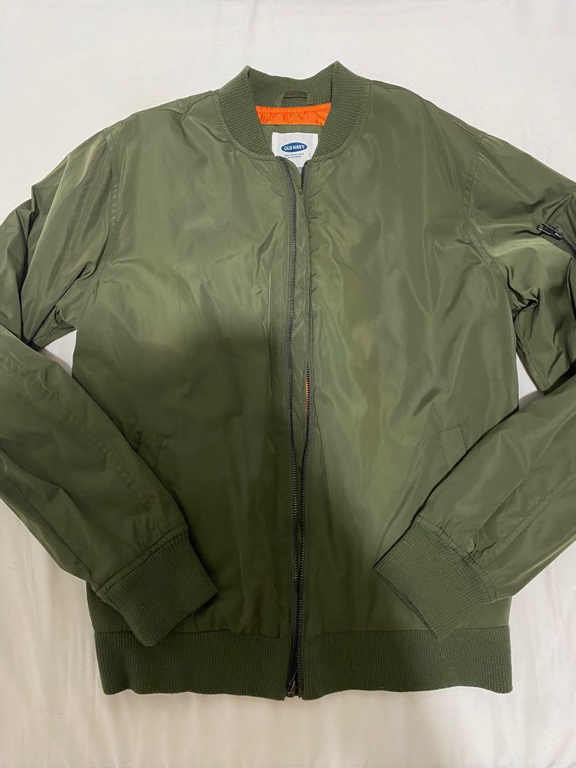 Old navy deals green bomber jacket