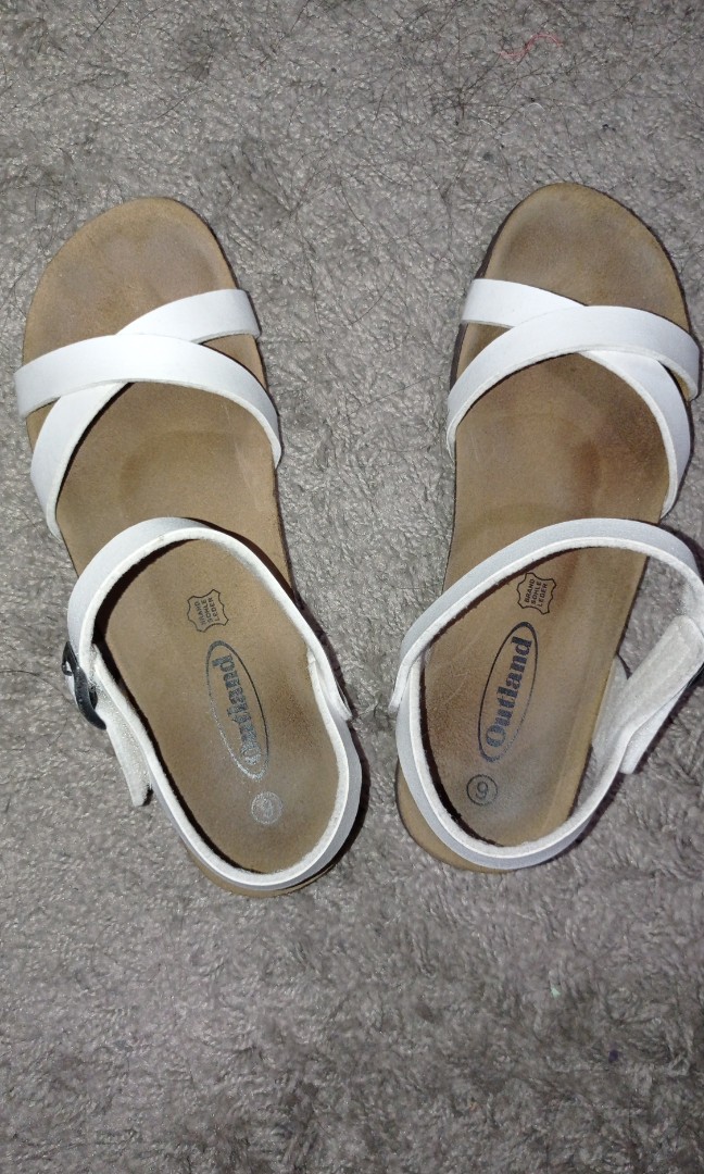 Outland best sale sandals white