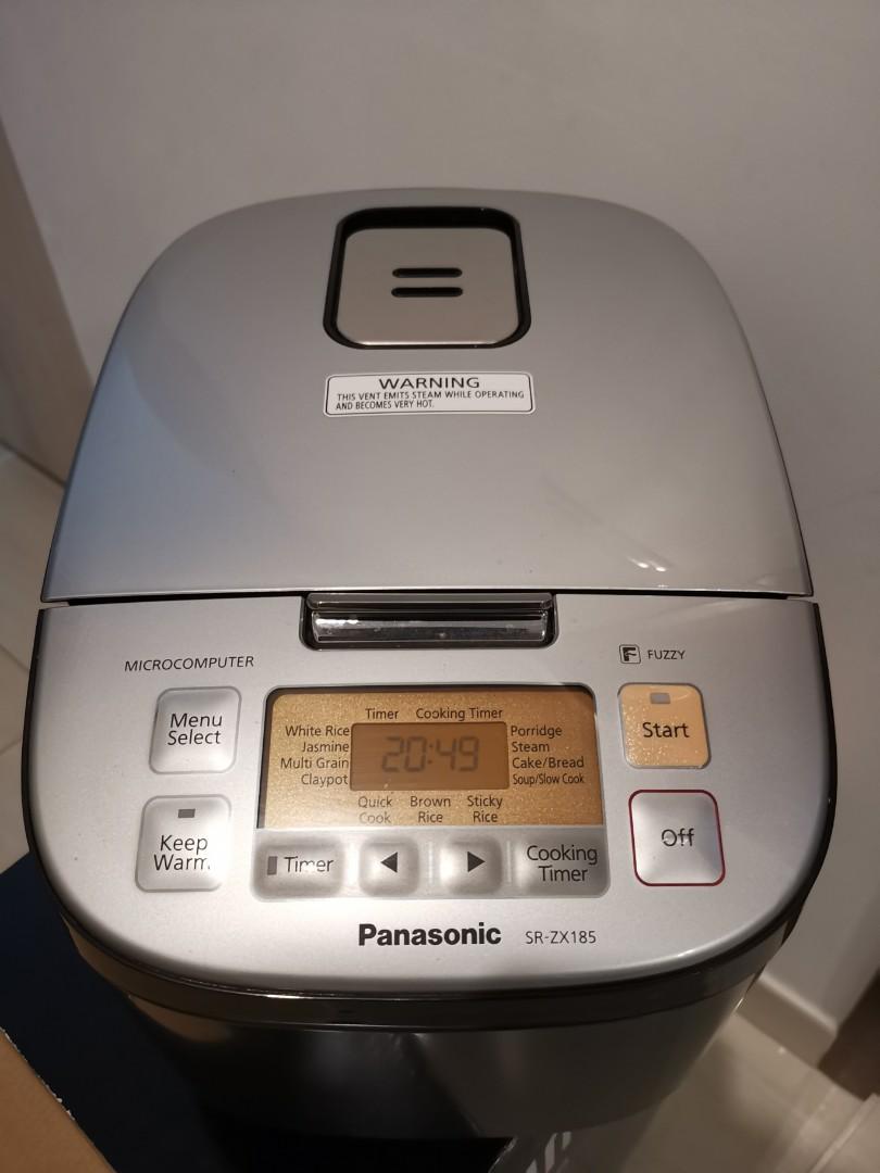 Panasonic Smart rice cooker SRZX185, TV & Home Appliances, Kitchen