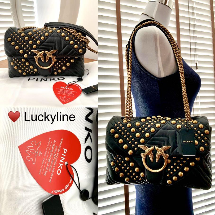 Pinko Studded Love Bag New with Tags Women s Fashion Bags