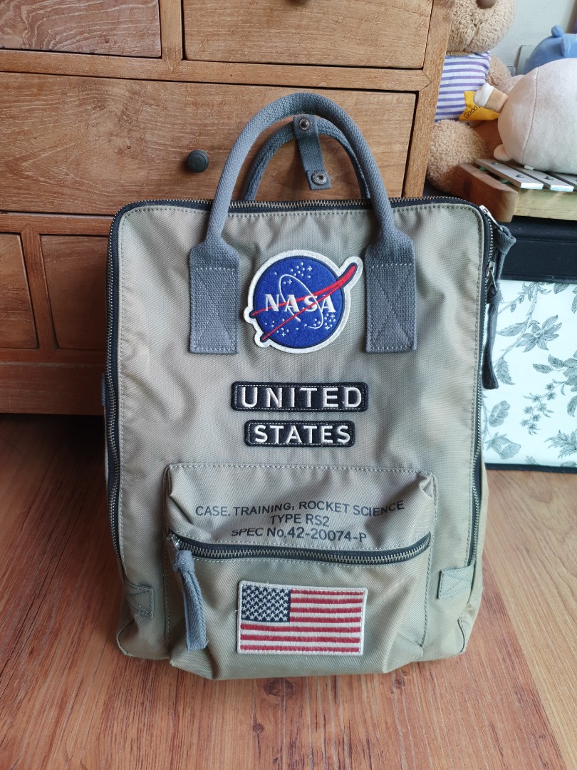 nasa backpack red canoe