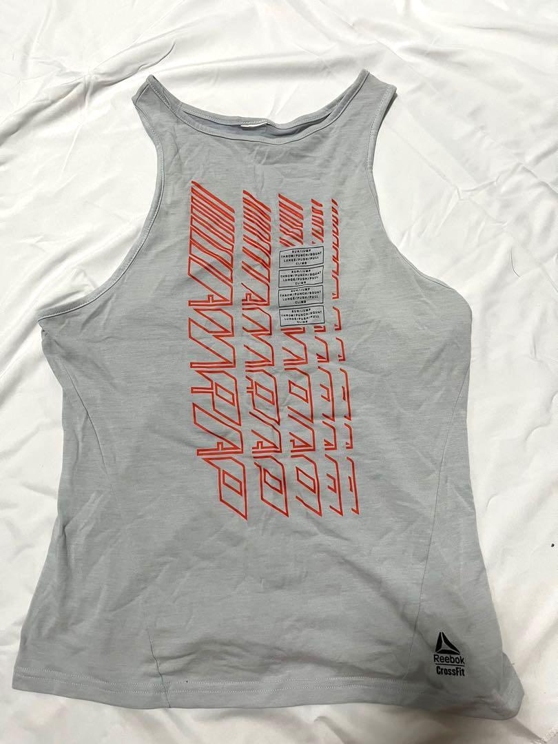 Reebok Baby Blue Tank Top, Women's Fashion, Activewear on Carousell