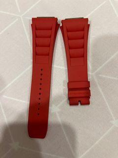 Authentic Richard Mille Red Strap Size L