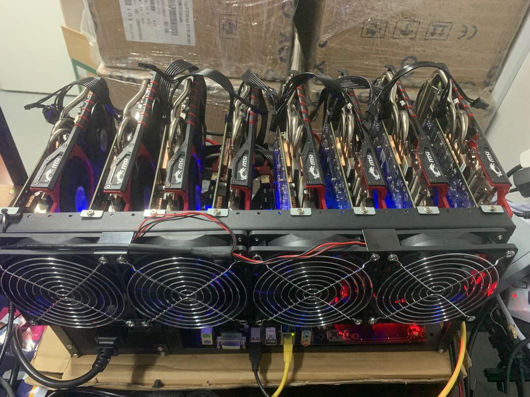 RX 580 / RX 588 Mining Rig, Computers & Tech, Parts & Accessories ...