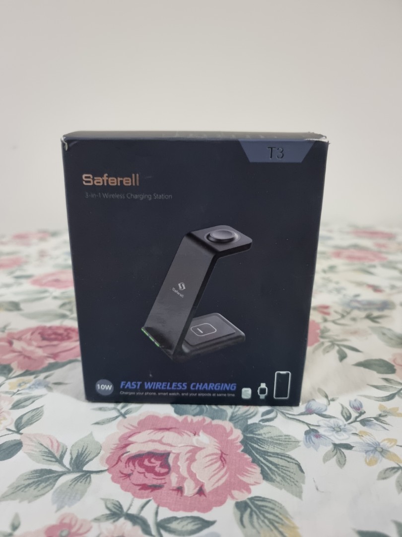 Saferell T3 Wireless Charging Station, Mobile Phones & Gadgets, Mobile