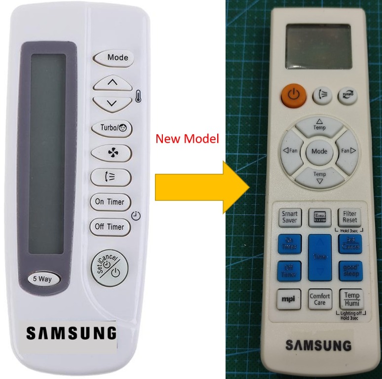 Samsung Aircon Remote Control New Replacement, TV & Home Appliances