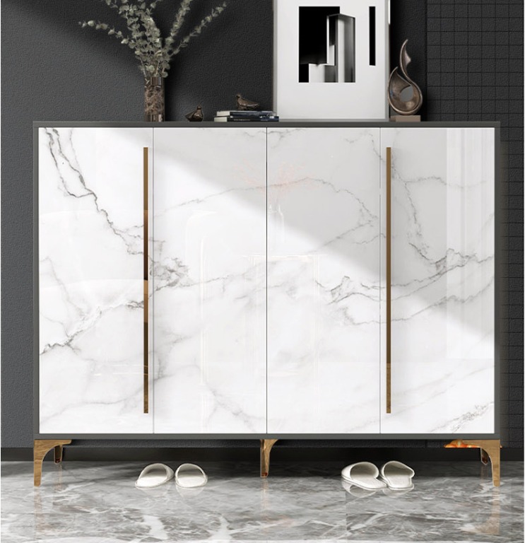 Marble store shoe cabinet