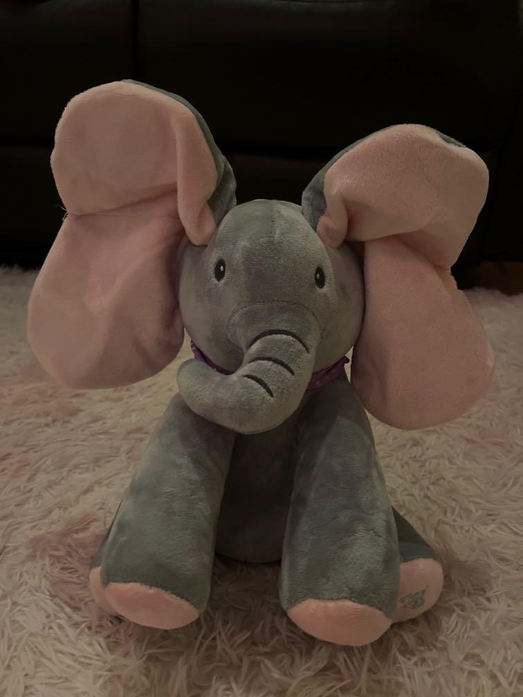 Singing elephant (Category: Plushies & Soft Toys) located in Quezon City. Submitted by stuffandmoreee (Listing ID 1132286628, Image 2). Description: Displayed in baby’s room Super clean.