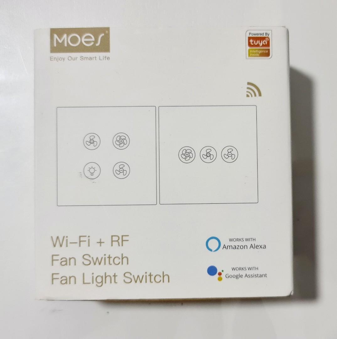 Smart WIFI RF light fan wall switch, Furniture & Home Living, Lighting & Fans, Lighting on Carousell