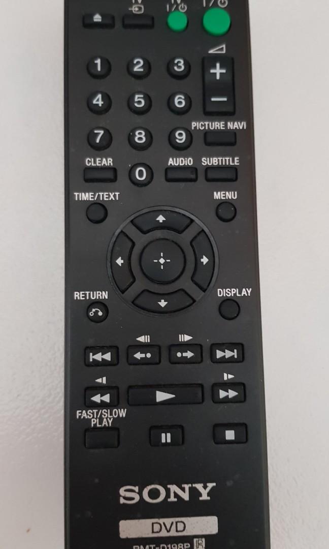 Sony CD/DVD Player DVP-SR370, TV & Home Appliances, TV & Entertainment ...