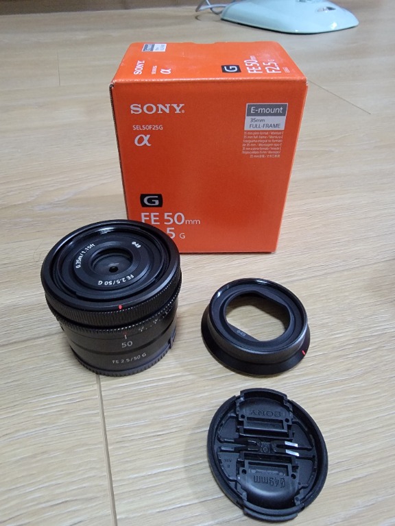 Sony FE 50mm F2.5 G, 攝影器材, 鏡頭及裝備- Carousell