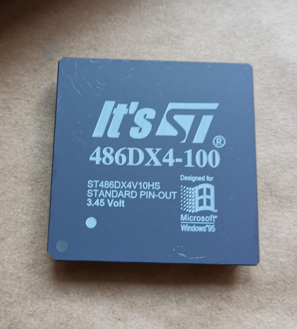 Tseng Labs ET4000/32 /ESS1869 Ordinateur vintage PC 486DX4-100 2x64Mo RAM 
