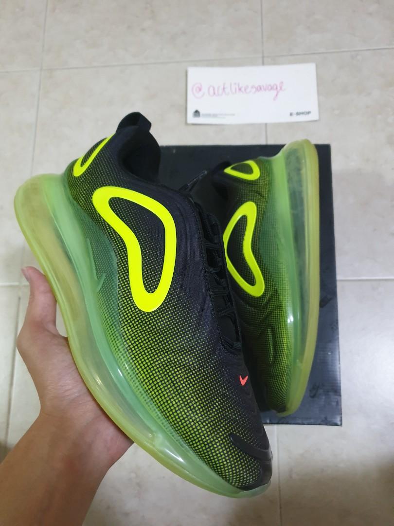 STEAL US10 Nike Air Max 720 Black Volt Men s Fashion