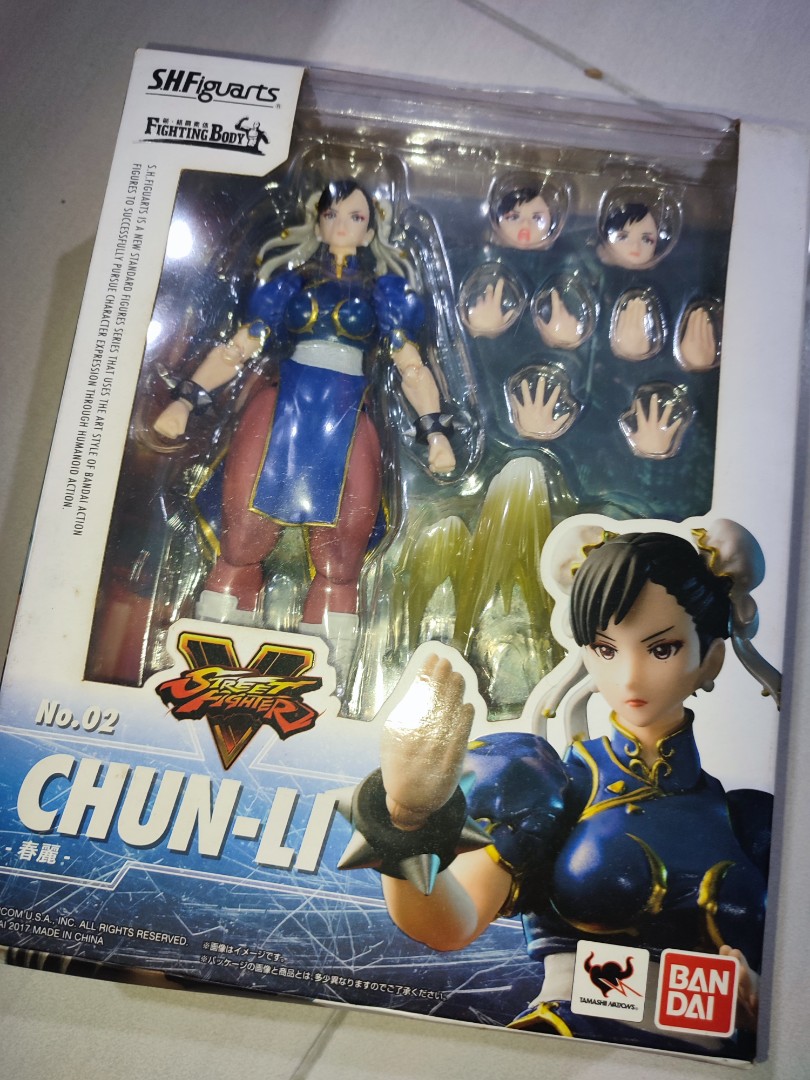 Boneco Chun-Li: Street Fighter V S.H Figuarts - Bandai - Toyshow