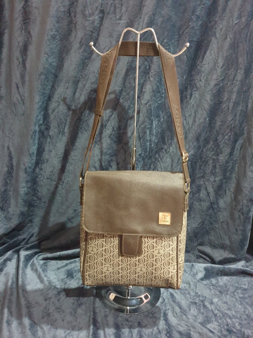 TANDY PVC Leather Sling Bag