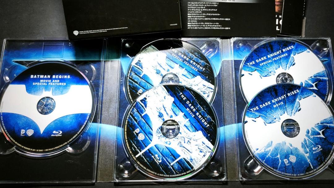 The Dark Knight Trilogy (Japan Special Limited Edition Blurays, Region