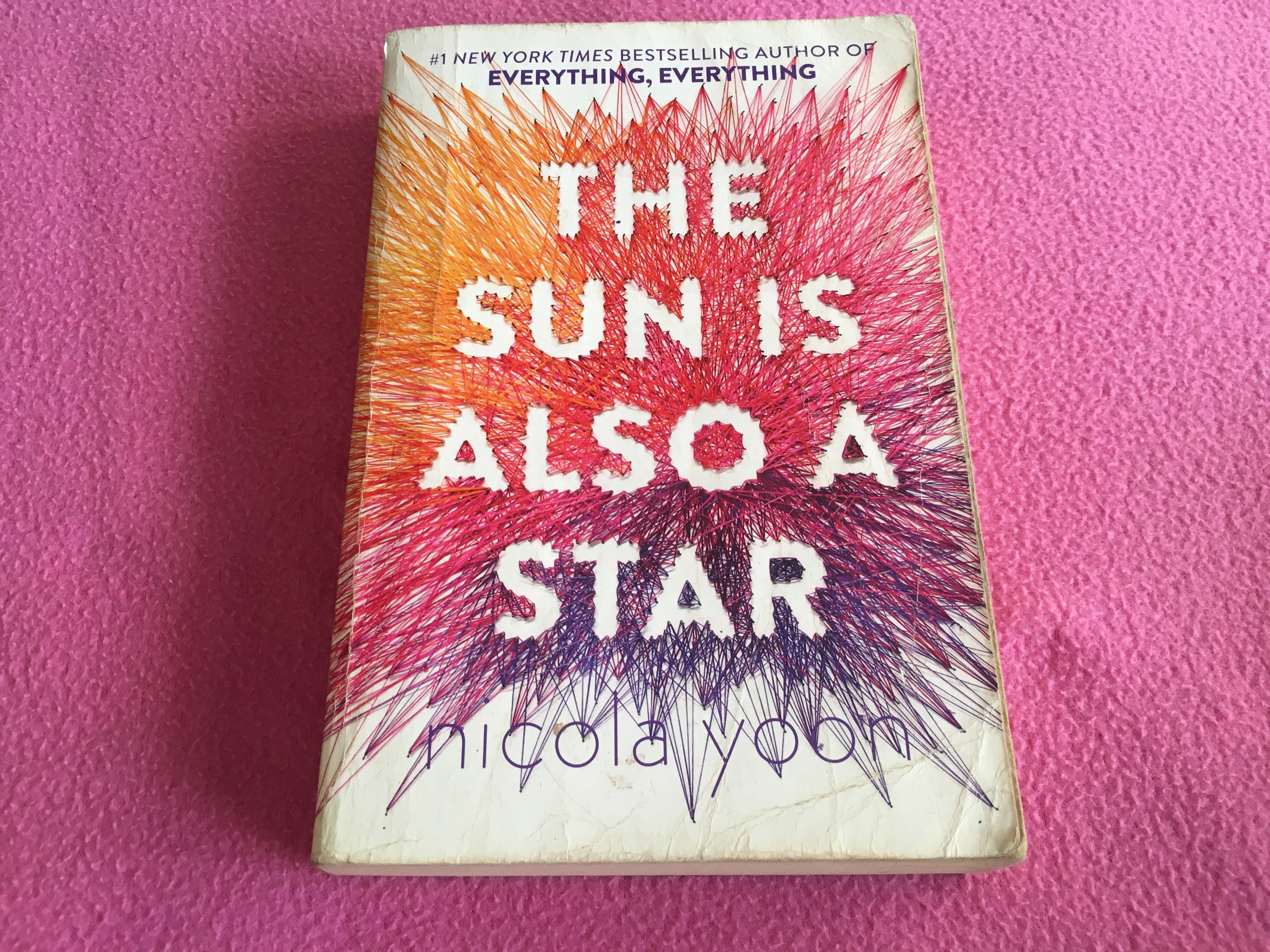 The Sun Is Also A Star Novel Book By Nicola Yoon, Hobbies & Toys, Books
