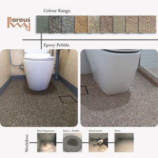 Toilet surface for elderly (guaranteed anti slip)