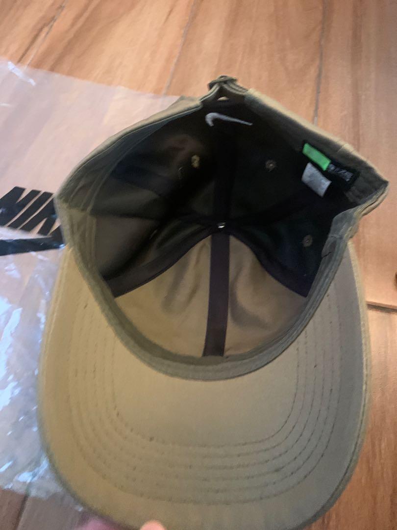 Topi Nike cap green army, Fesyen Pria 