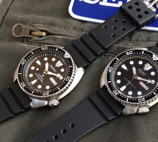 Uncle Seiko The Classic GL831 Rubber Diver Strap 20mm, Luxury, Watches on  Carousell