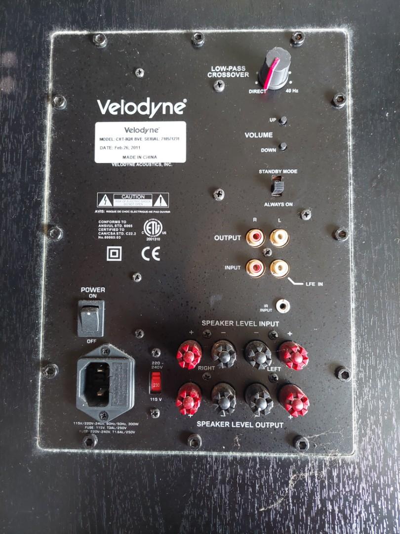 Velodyne Subwoofer (Broken), Audio, Soundbars, Speakers & Amplifiers on