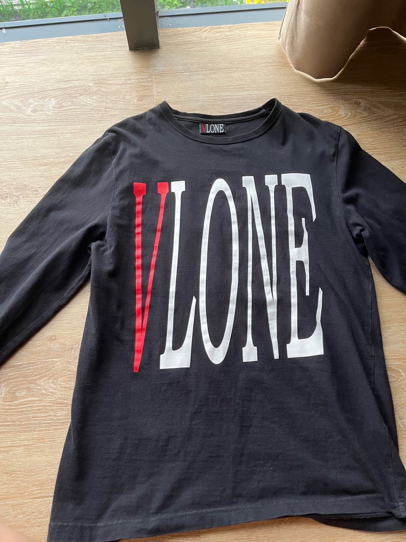 Vlone long sleeve Men s Fashion Tops Sets Tshirts Polo