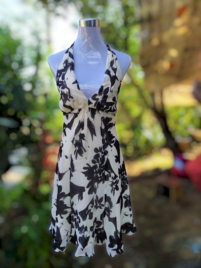Black and top white house dresses