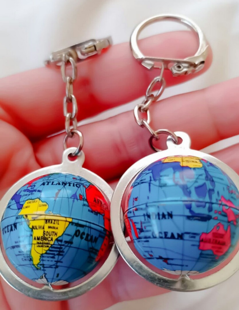 World sale globe keychain