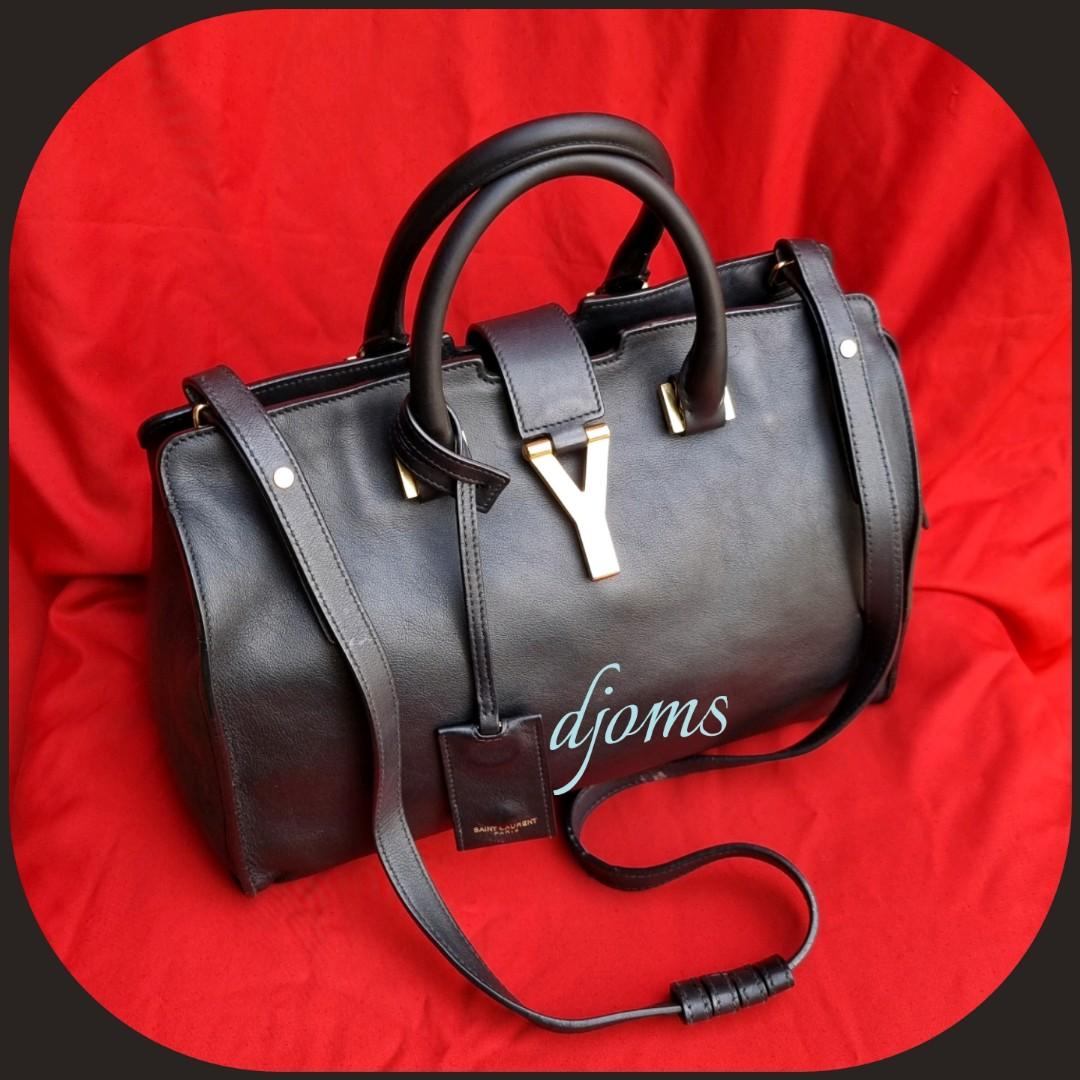 🛑Ysl Black Small Cabas Chyc Soft Calf 2way Bag, Luxury, Bags & Wallets on  Carousell