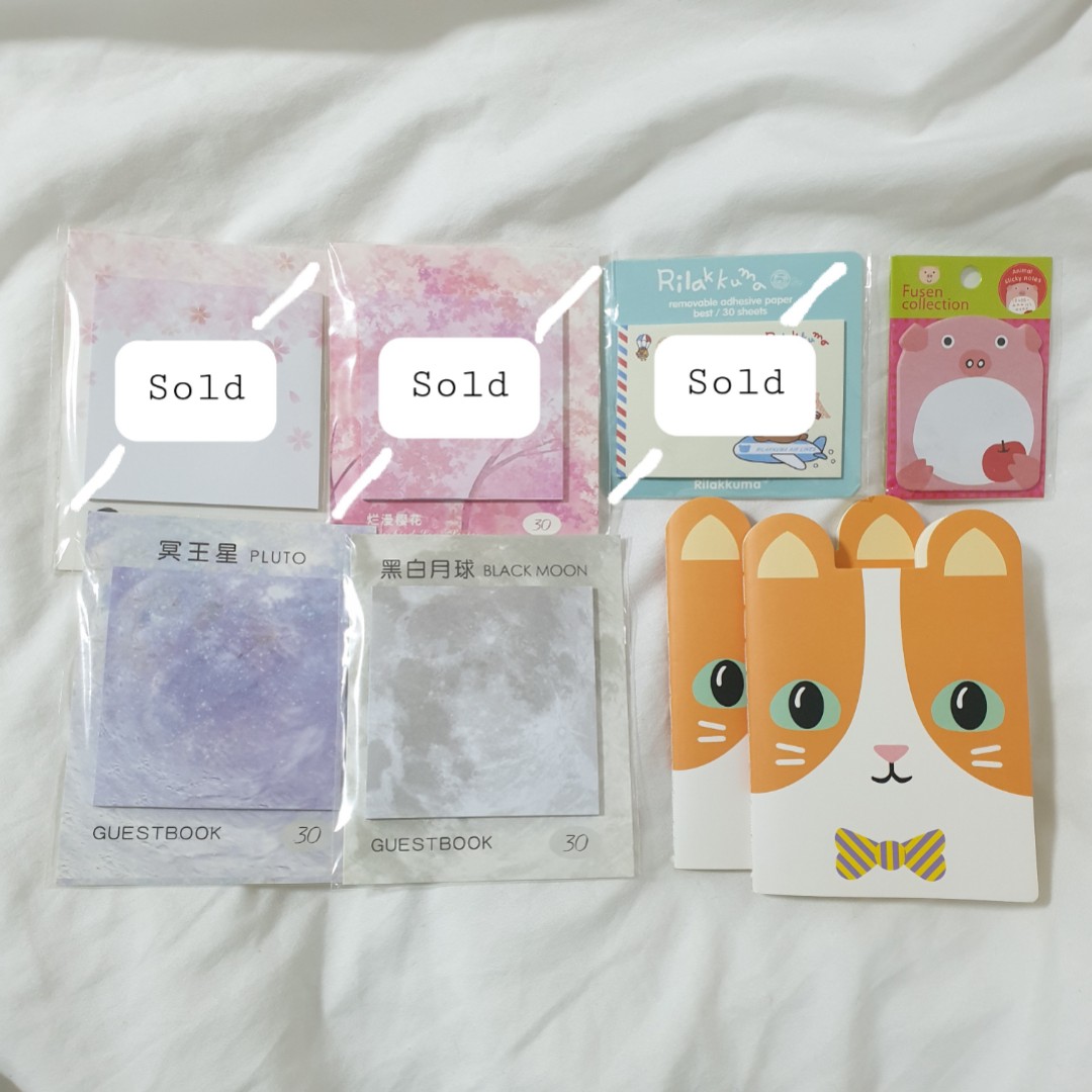 Pretty shop post its